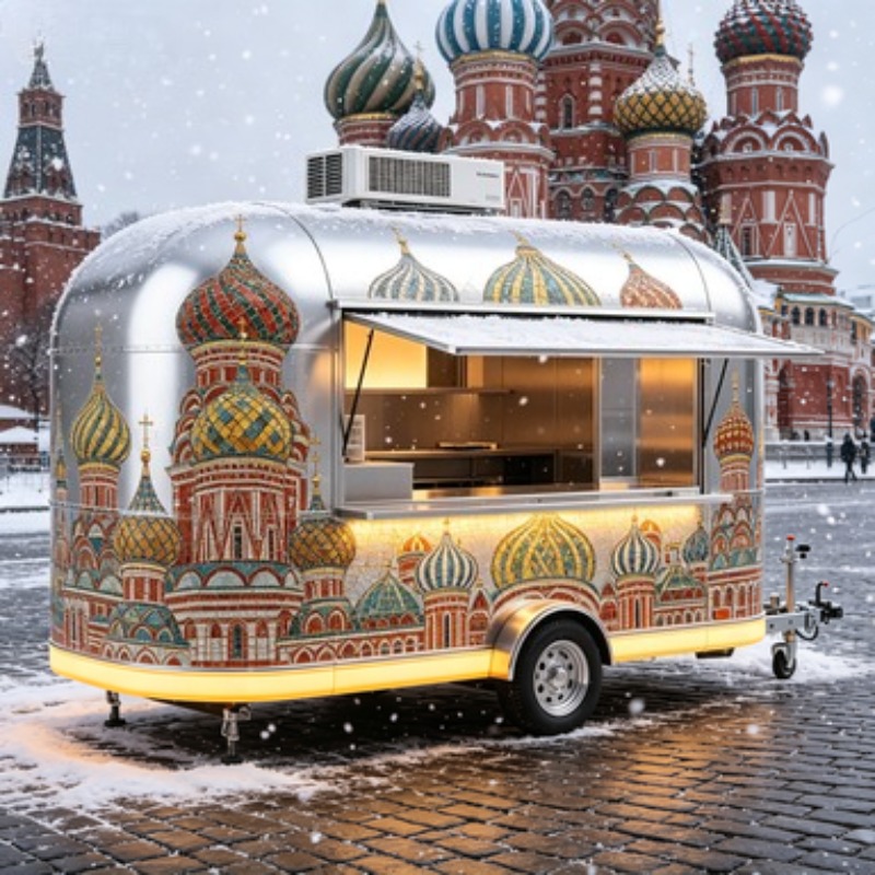 รถขายไอศกรีมขนาดเล็กพร้อมครัวค - Food Snacks Delivery บทวิจารณ์และราคา