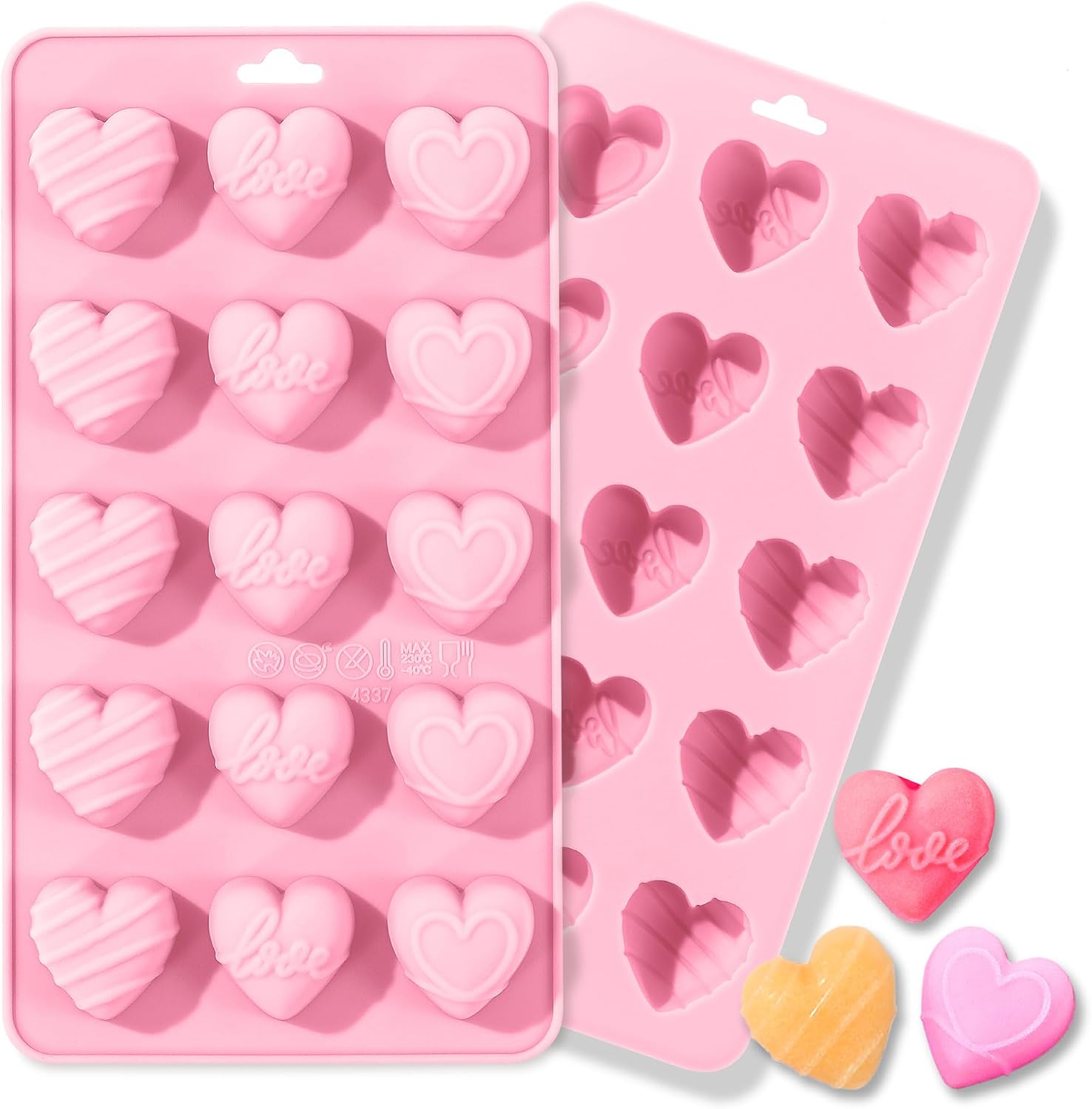 แม่พิมพ์ซิลิโคนรูปหัวใจ, แม่พิ - Gummy Candy บทวิจารณ์และราคา