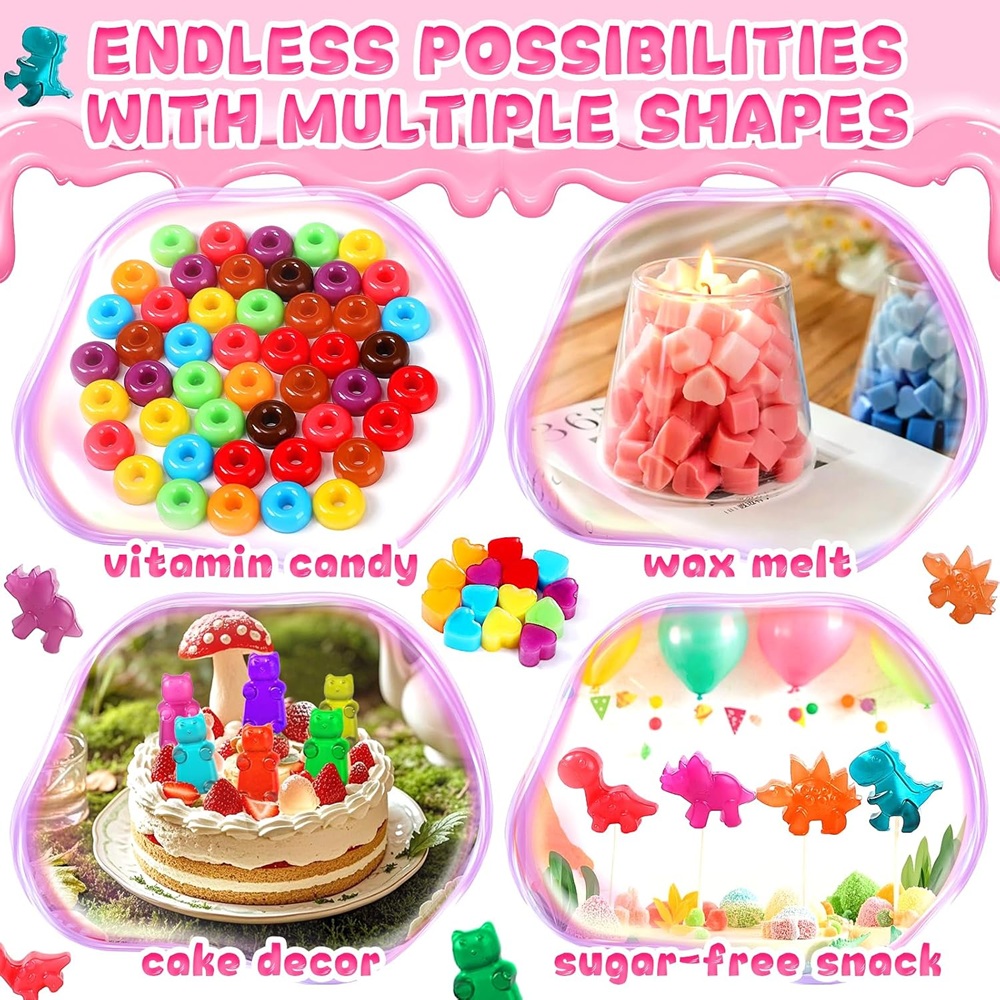 แม่พิมพ์ช็อกโกแลตเยลลี่รูปหัวใ - Gummy Candy บทวิจารณ์และราคา