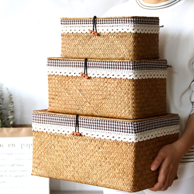 สาหร่ายทะเลทอกล่องตะกร้าหญ้าพร - Seaweed Snack บทวิจารณ์และราคา