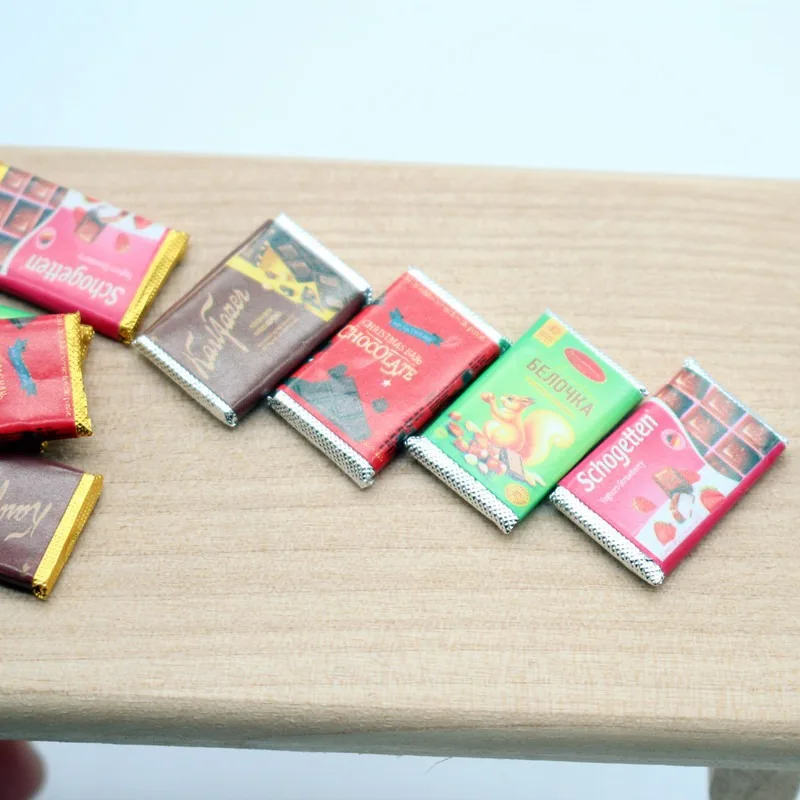 4 ชิ้น โมเดลขนมช็อกโกแลตขนาดเล - Chocolate Snack บทวิจารณ์และราคา